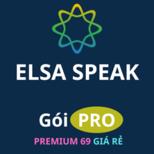 Nâng cấp Elsa Speak Pro chính chủ (12 Tháng)