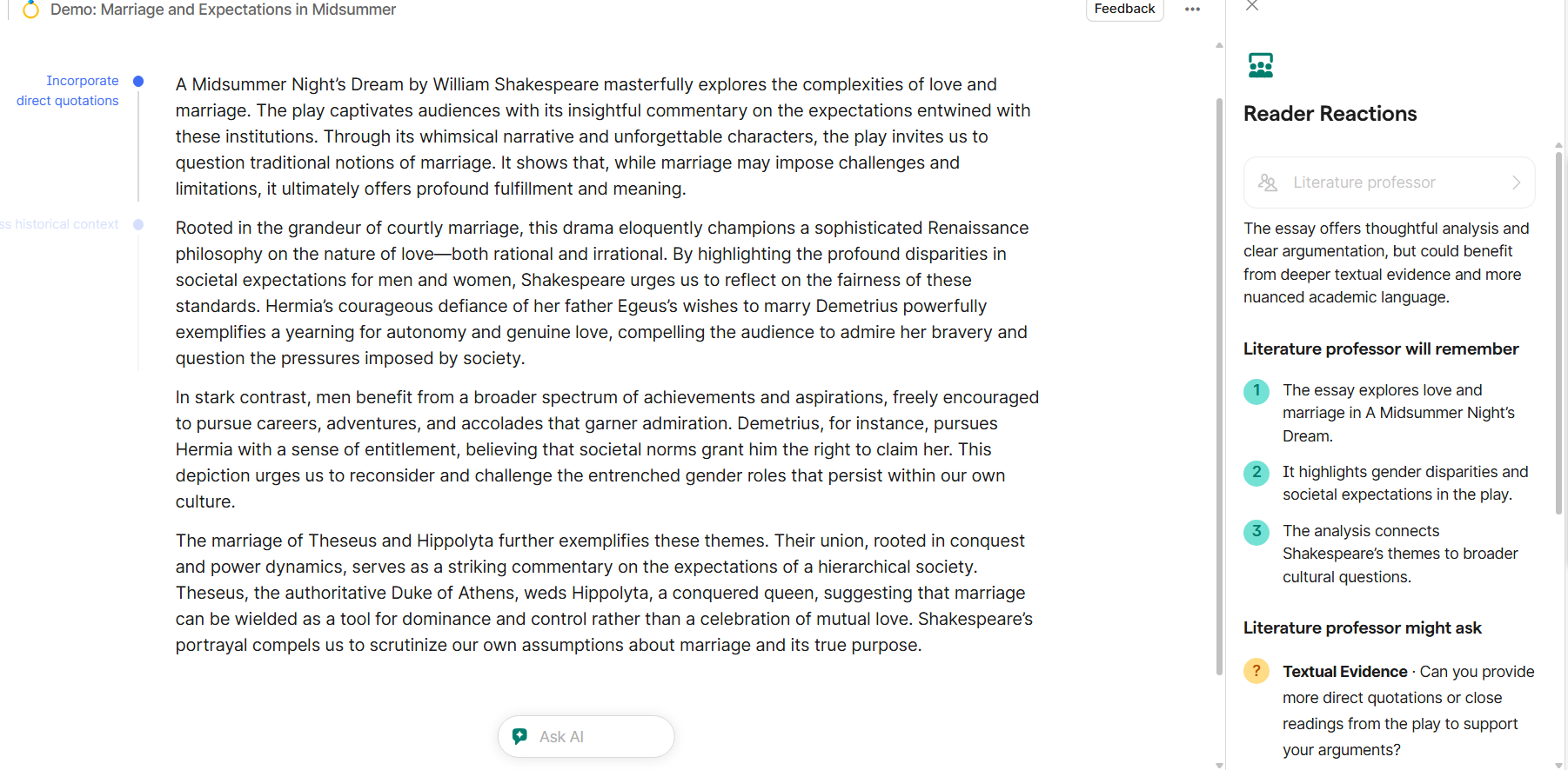Reader Reactions: Dự đoán phản ứng của người đọc về nội dung của bạn, từ đó điều chỉnh tông giọng và cách diễn đạt cho phù hợp.
