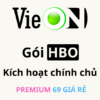 Nâng cấp VieON HBO chính chủ