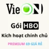 Nâng cấp VieON HBO chính chủ