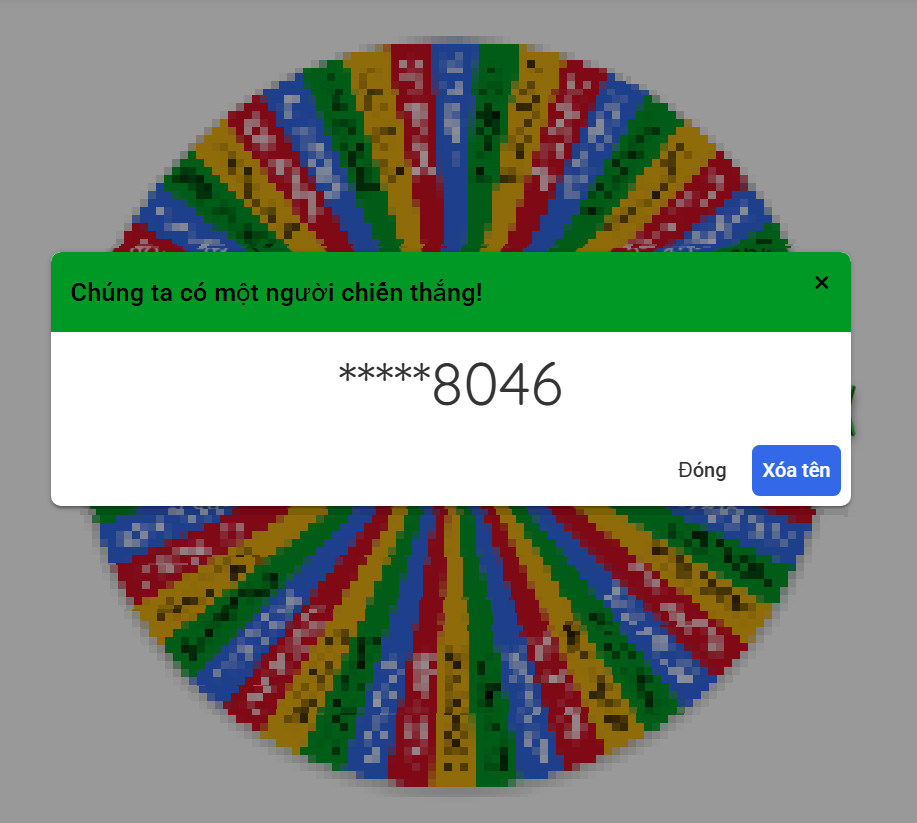 Kết quả người trúng thưởng 1