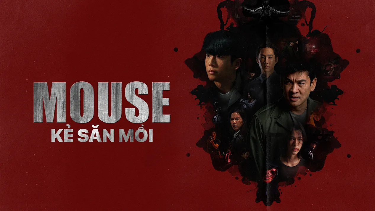 Poster phim Mouse: Kẻ Săn Mồi – bộ phim trinh thám Hàn Quốc với Lee Seung Gi, mang màu sắc tâm lý tội phạm gay cấn.