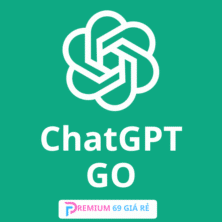 Logo ChatGPT GO – gói nâng cấp chính chủ 12 tháng giá rẻ tại Premium69